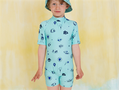 Soft Gallery swimsuit/coveralls Rey ocean wave UV